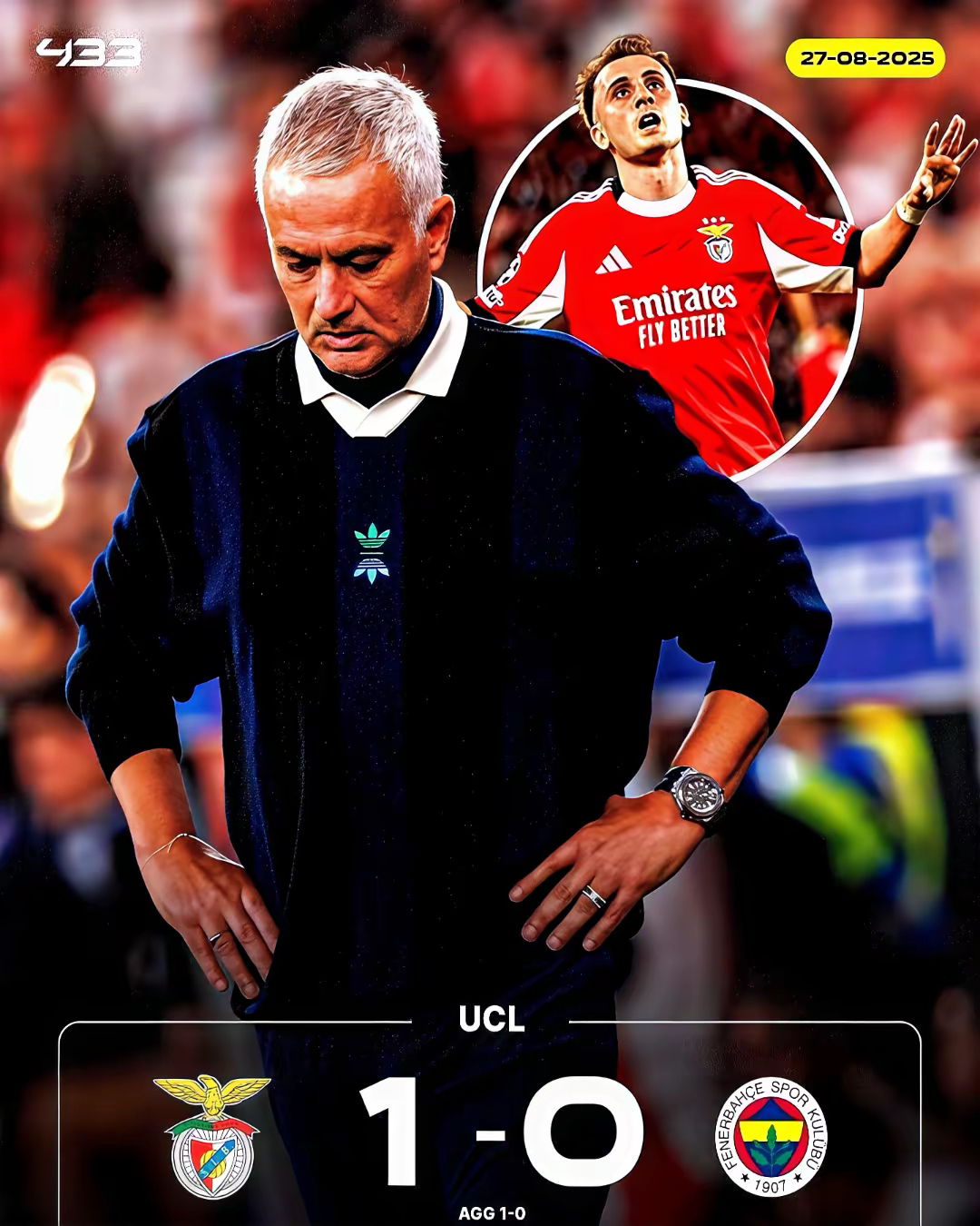 里程碑夜！本菲卡单刀错失，法国杯今晨刷纪录，赛场秩序良好，临场指挥获称赞的简单介绍